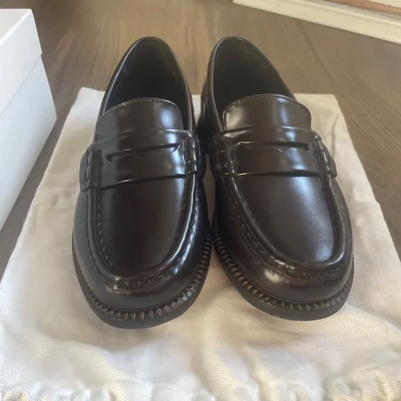 Freda Salvador Espresso Spazzolato Elba Penny Loafers - Picture 7 of 10